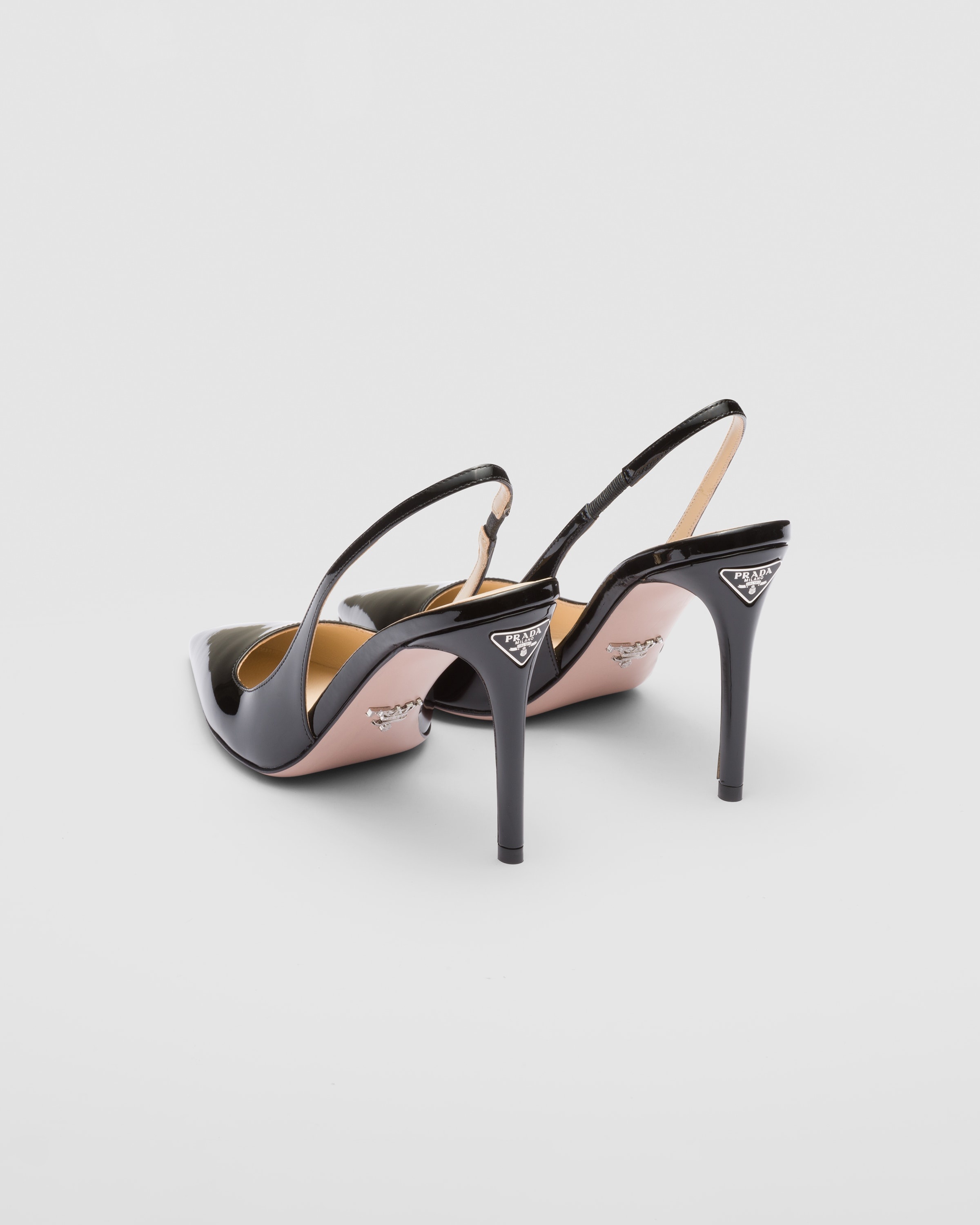 Patent leather slingbacks - 5