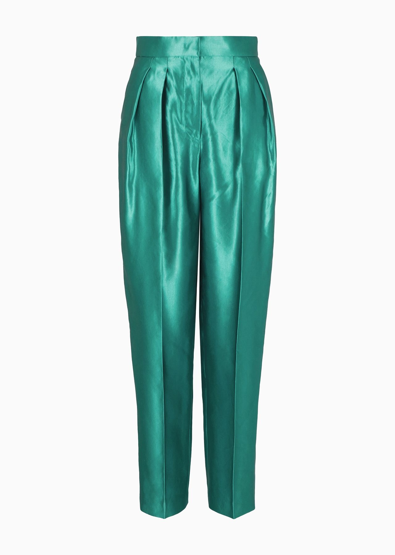 Two-dart trousers in silk and linen - 1