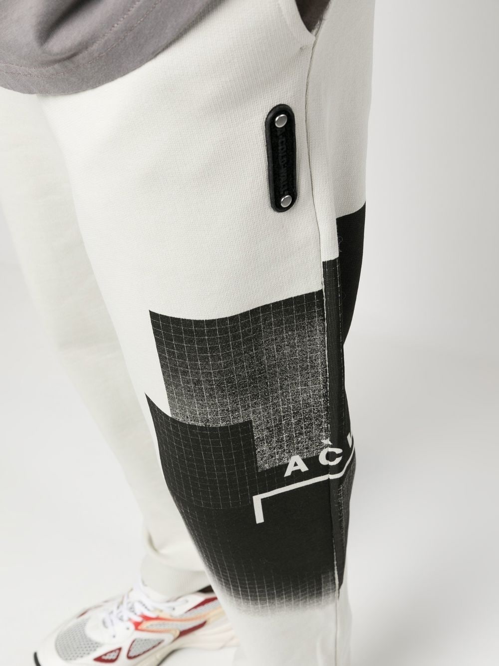 Brutalist logo-print track pants - 5