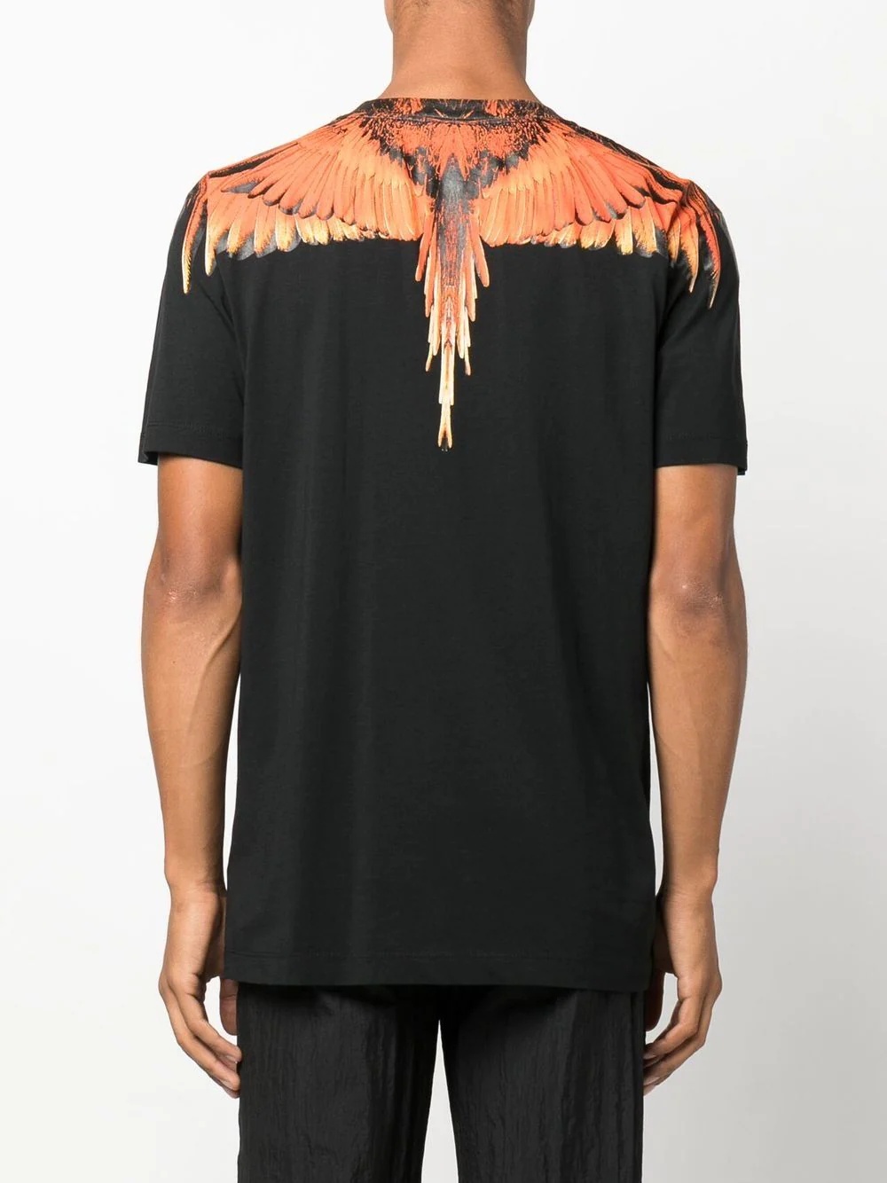 Wings print cotton T-shirt - 4