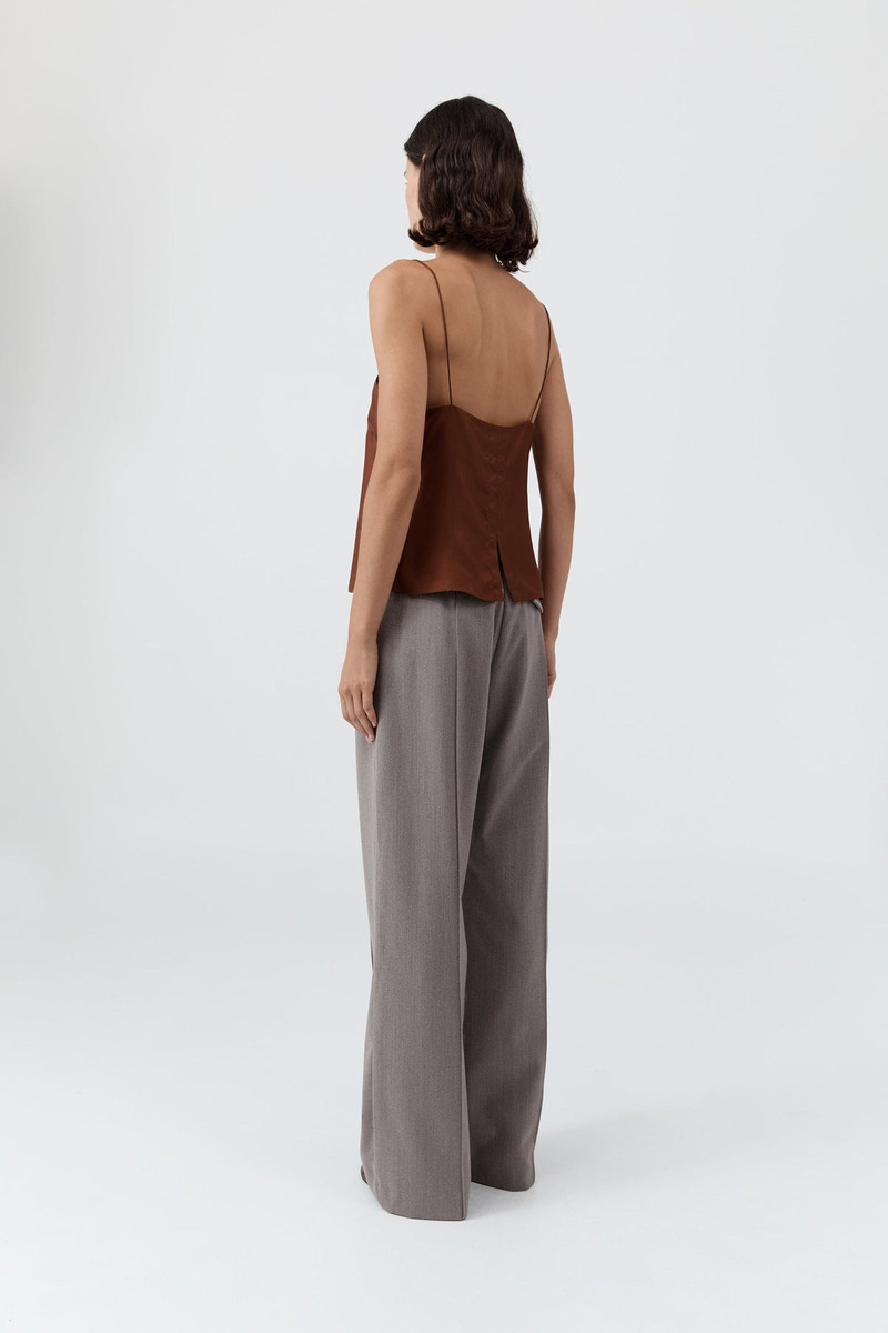 90s Silk Twill Cami - Brick 5