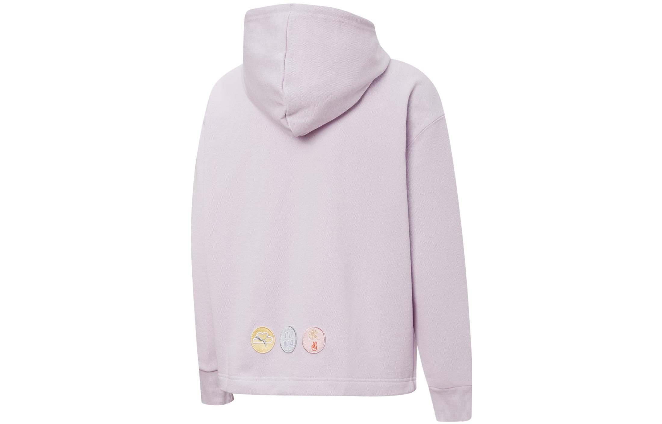 (WMNS) PUMA Pocket Hoodie 'Purple' 536094-17 - 2