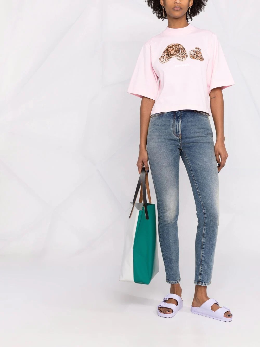 logo-patch denim jeans - 2