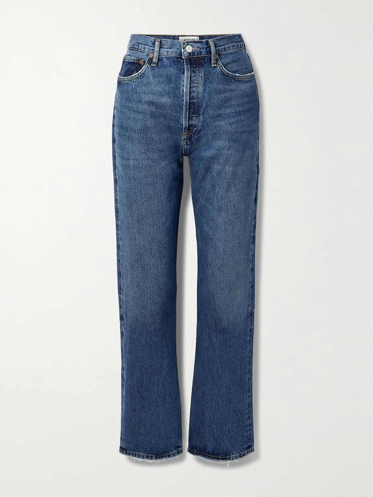+ Net Sustain '90s Pinch Waist High-rise Straight-leg Organic Jeans - 1