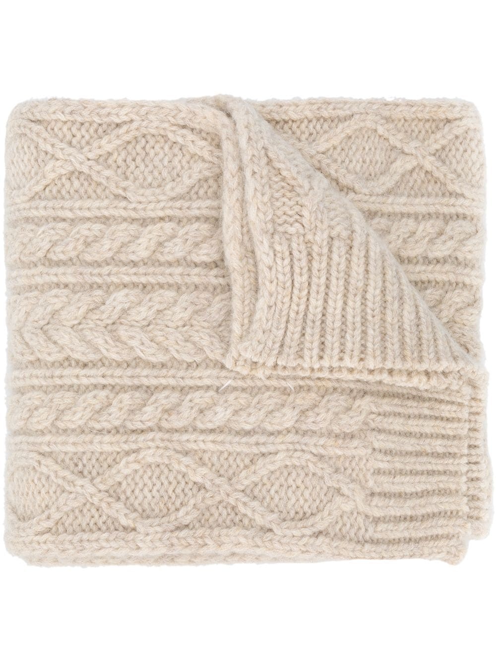 chunky knit scarf - 1