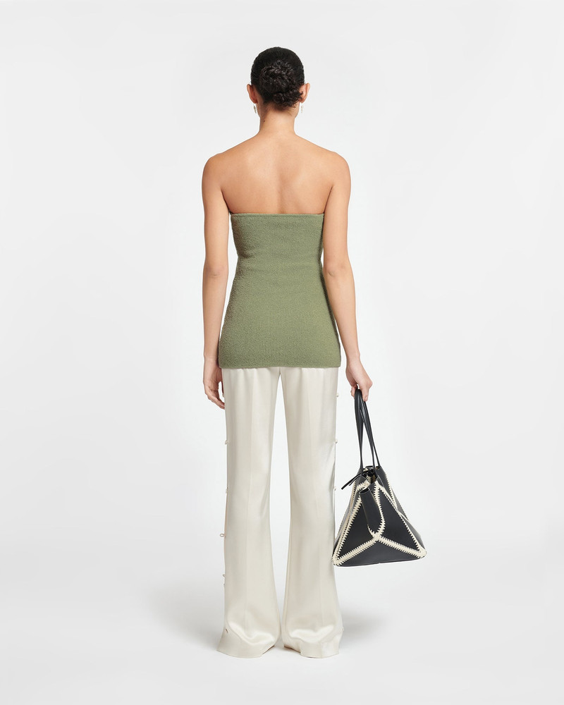 Terry-Knit Bandeau Top 3