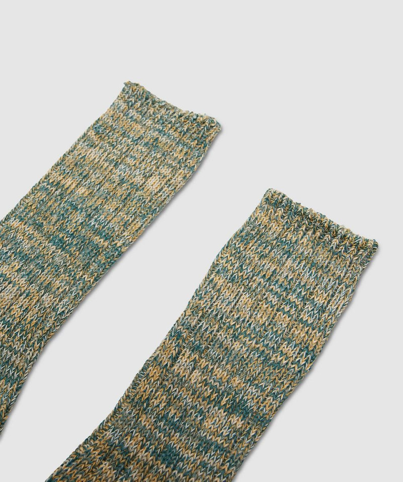 ANONYMOUSISM 5 colour mix crew sock outlook