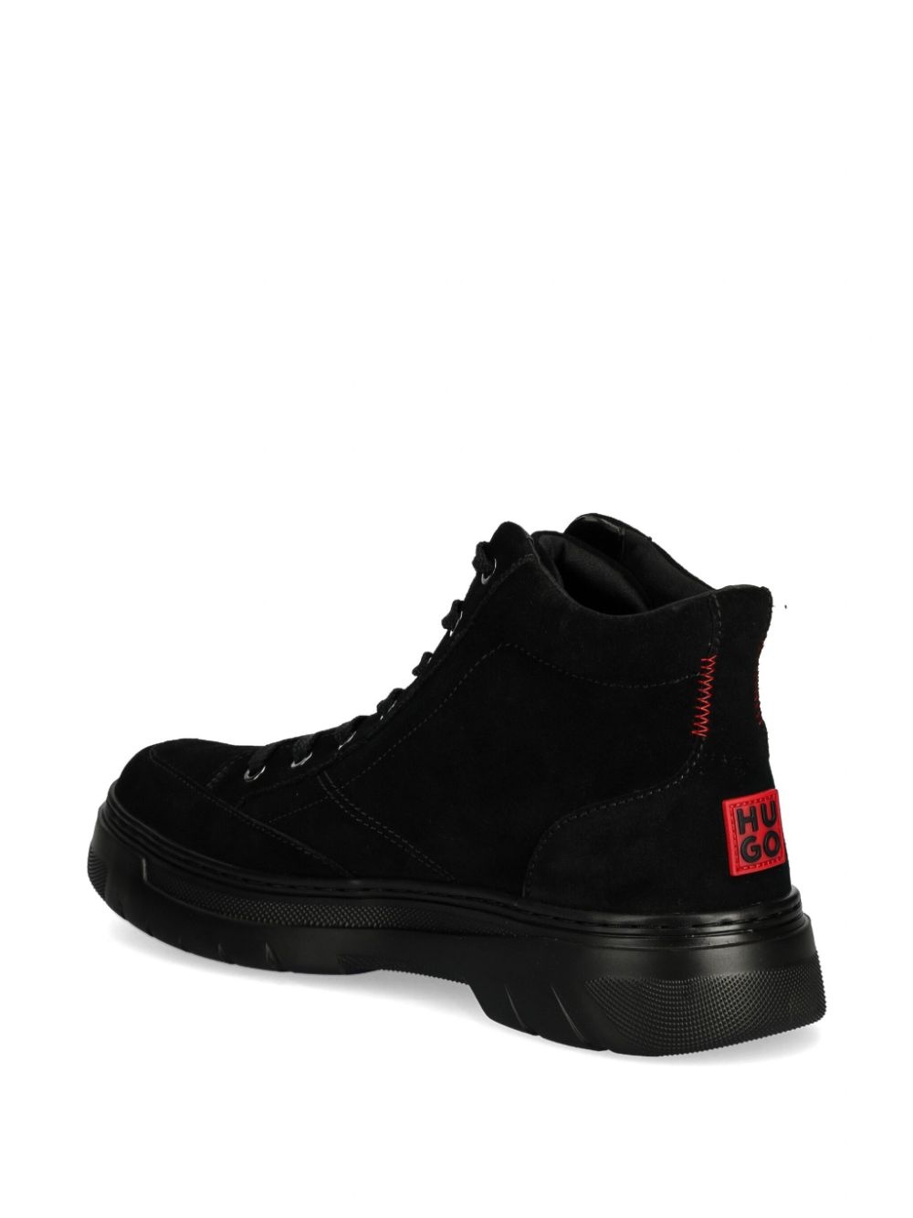 logo-patch hi-top sneakers - 3