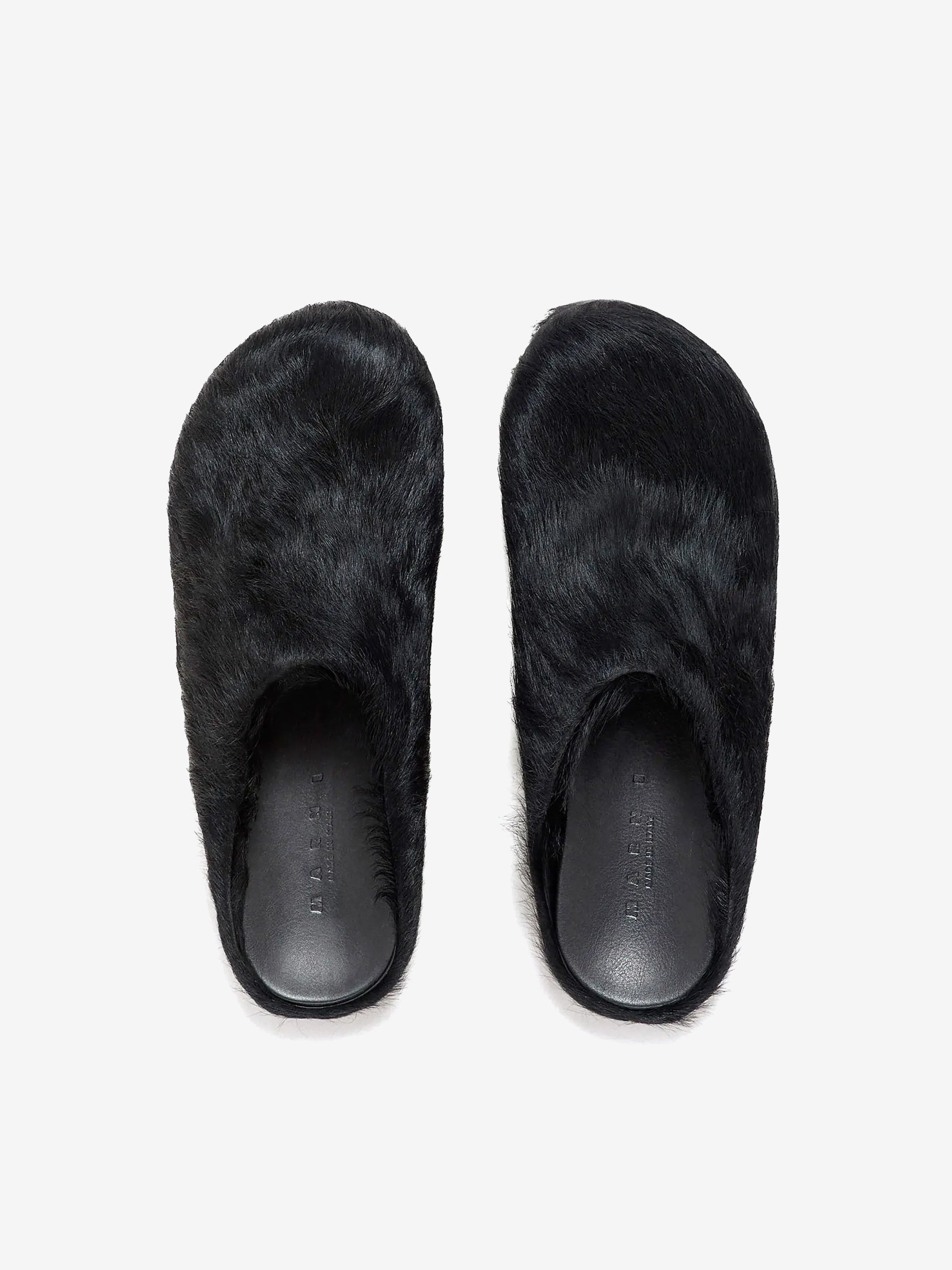 MARNI - Men Long Hair Calf Skin Fussbett Sabot - 4