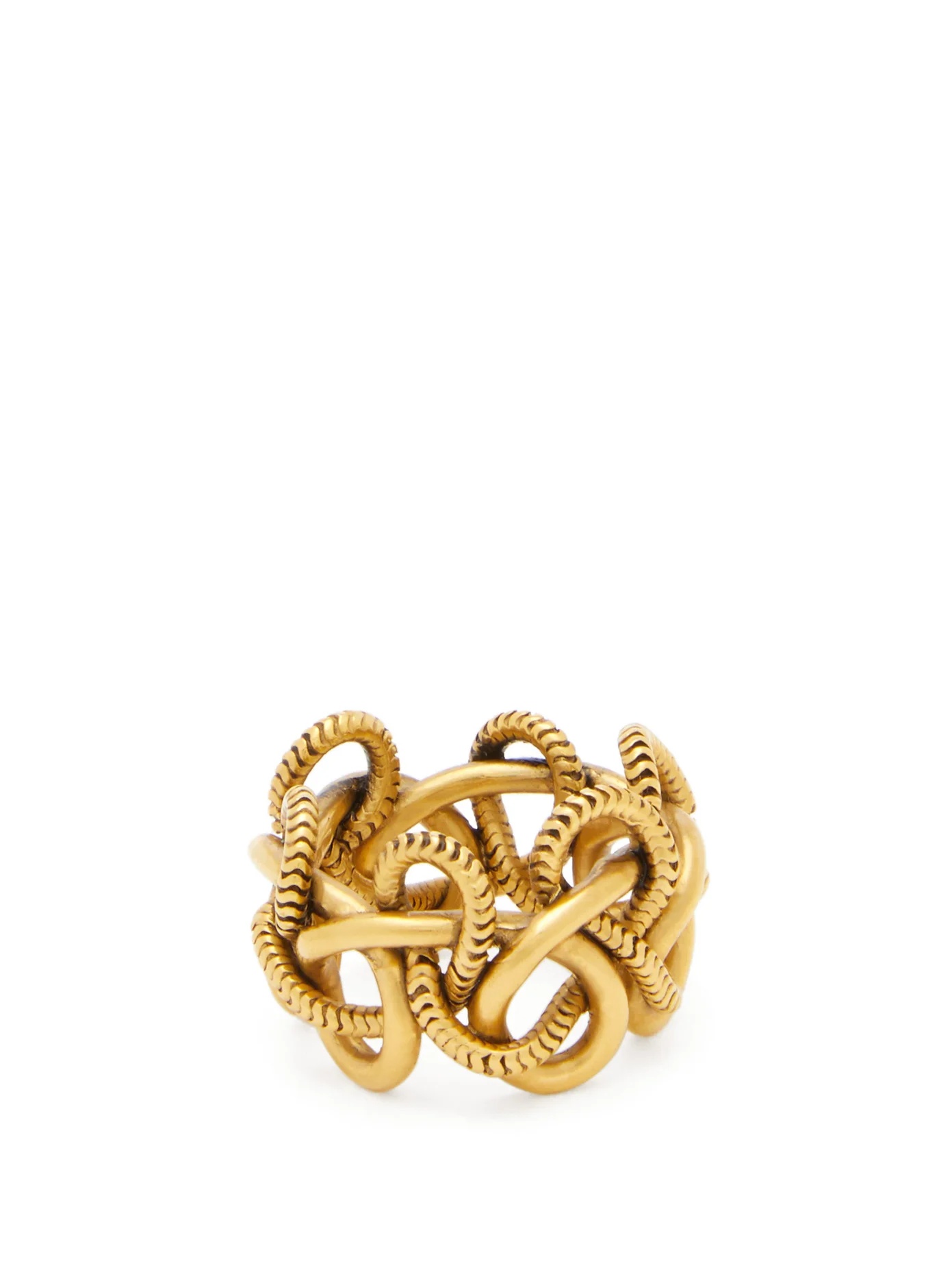 Knotted rope ring - 1