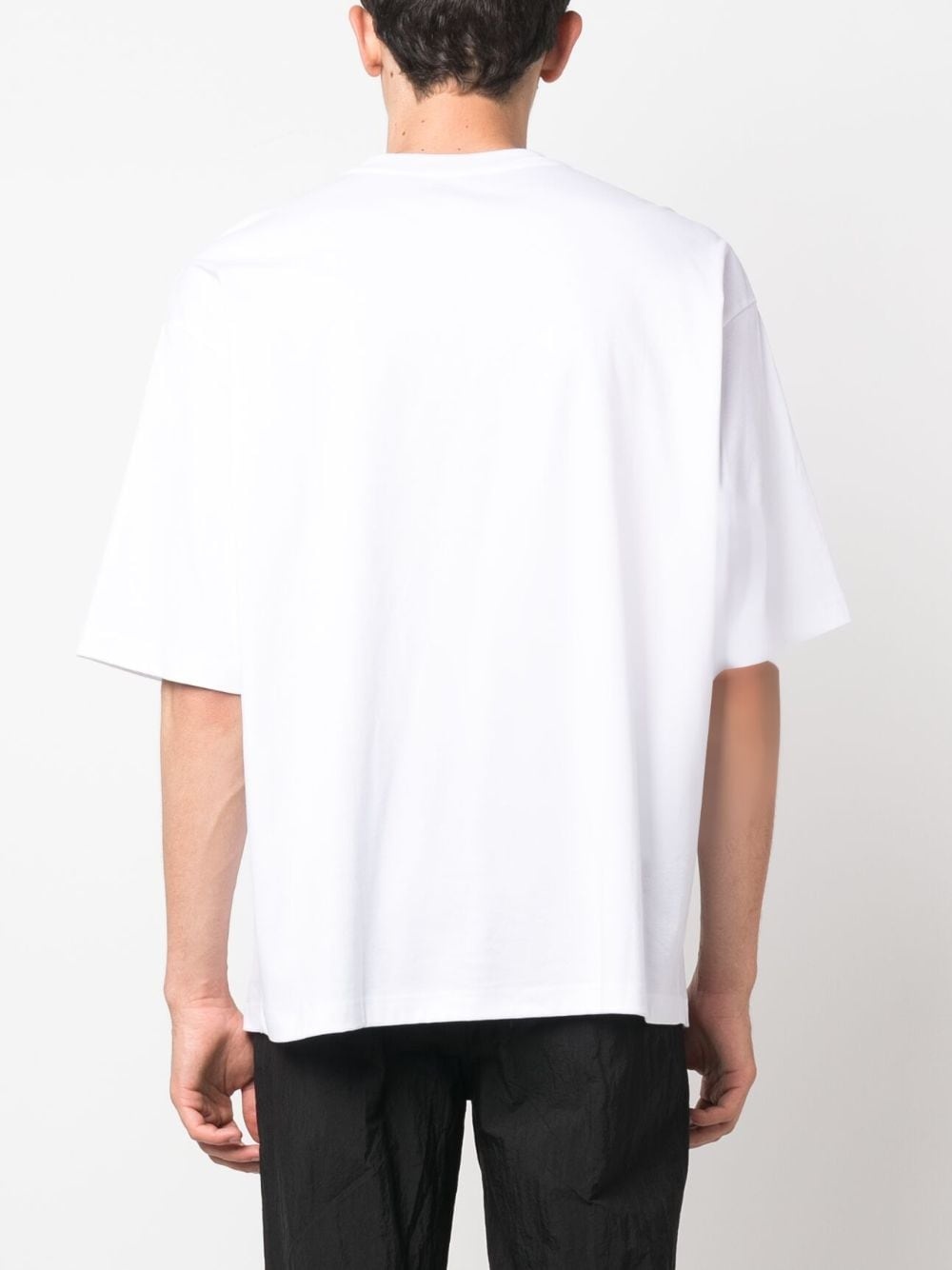 Curb embroidered cotton T-shirt - 4