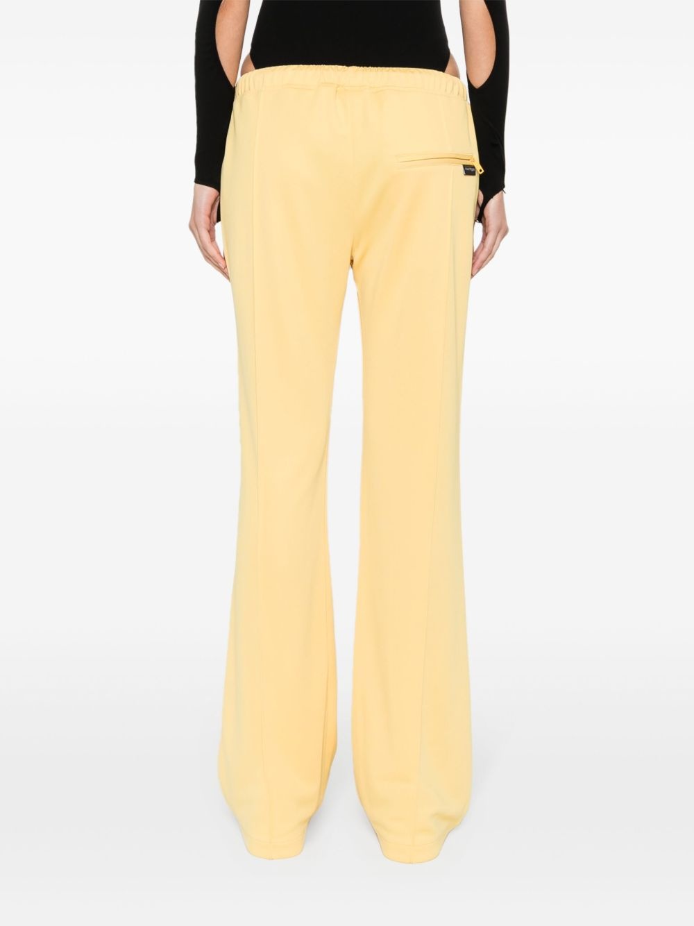 logo-appliqué wide trousers - 4