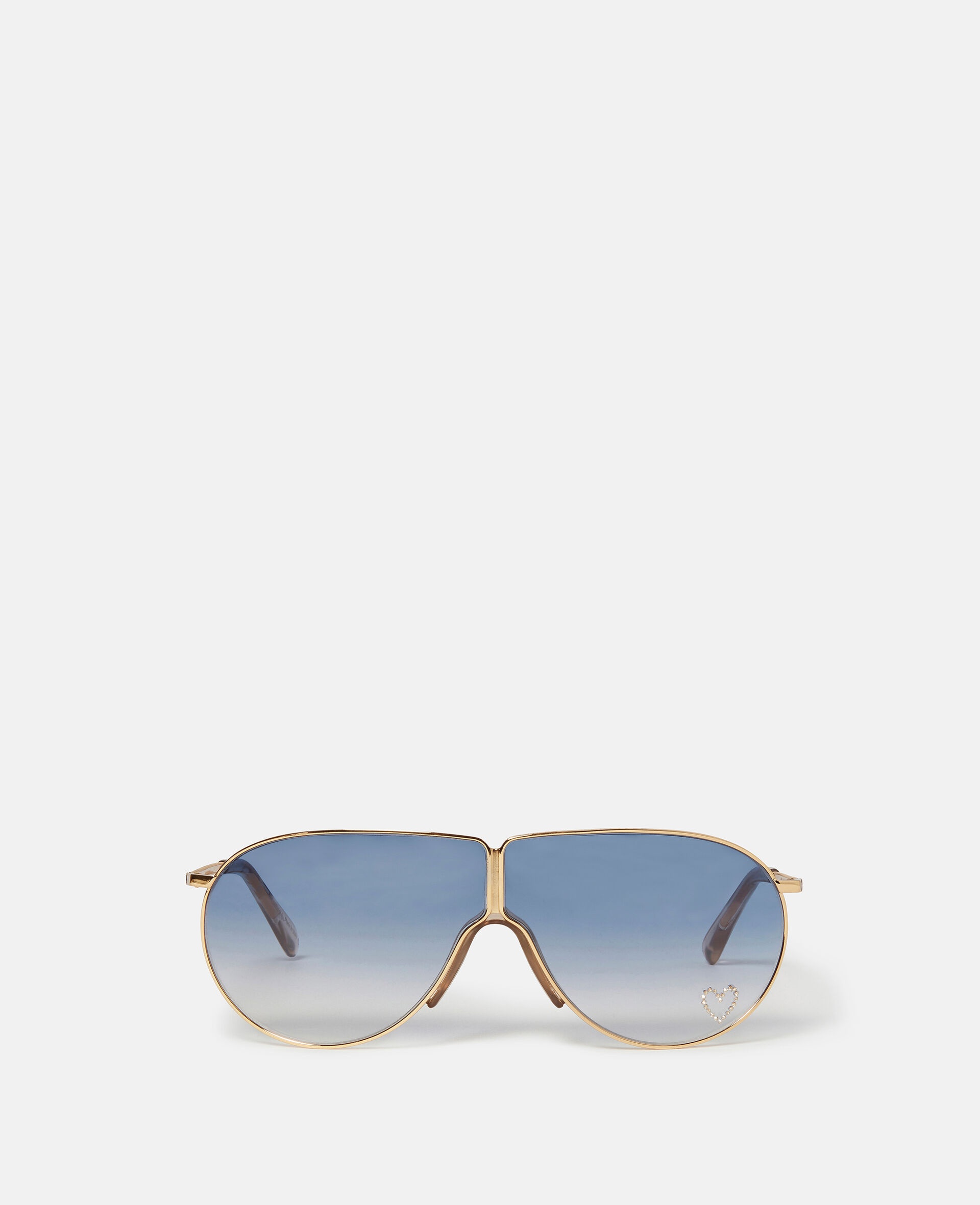 Loveheart Metal Aviator Sunglasses - 1