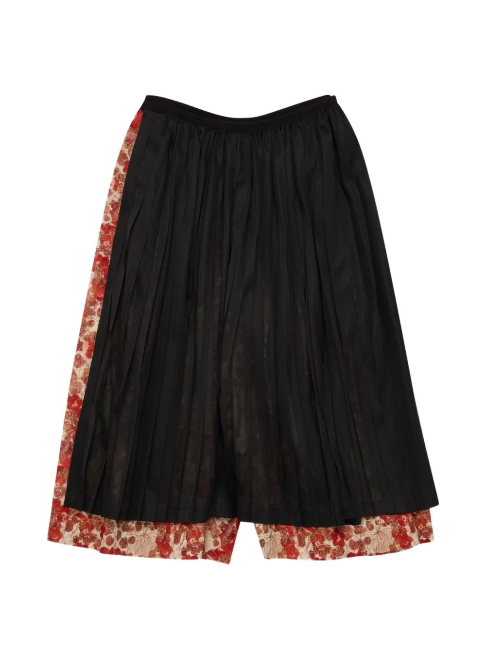 floral-print tailored shorts - 1