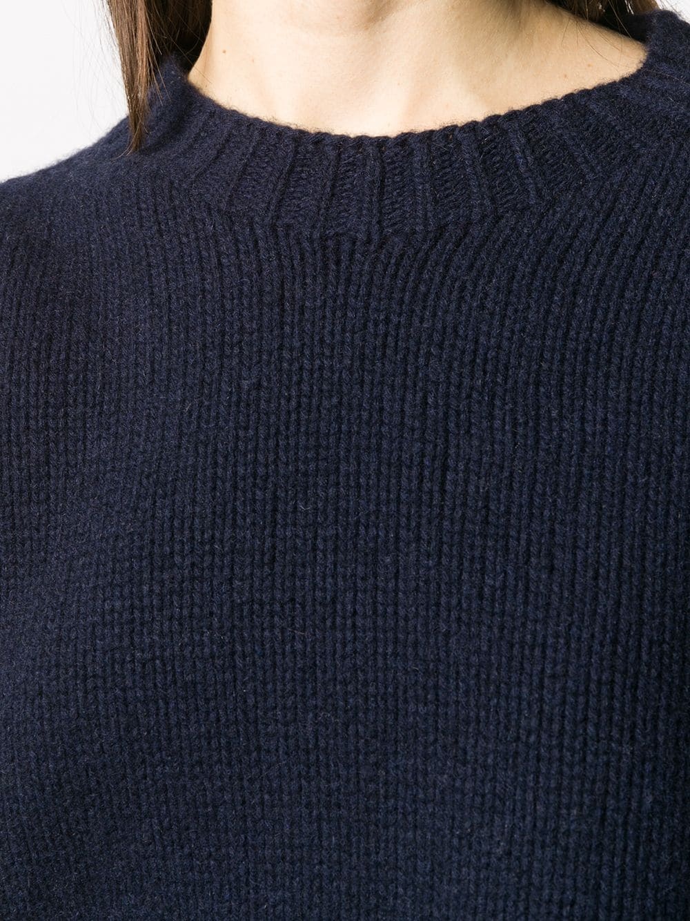 cashmere long-sleeve jumper - 5