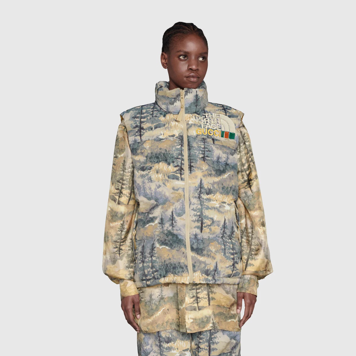 The North Face x Gucci padded vest - 3