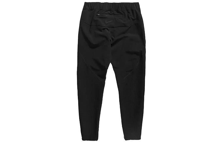 Nike x Fear of God Crossover Solid Color Slim Fit Sports Pants Black AR0640-010 - 2