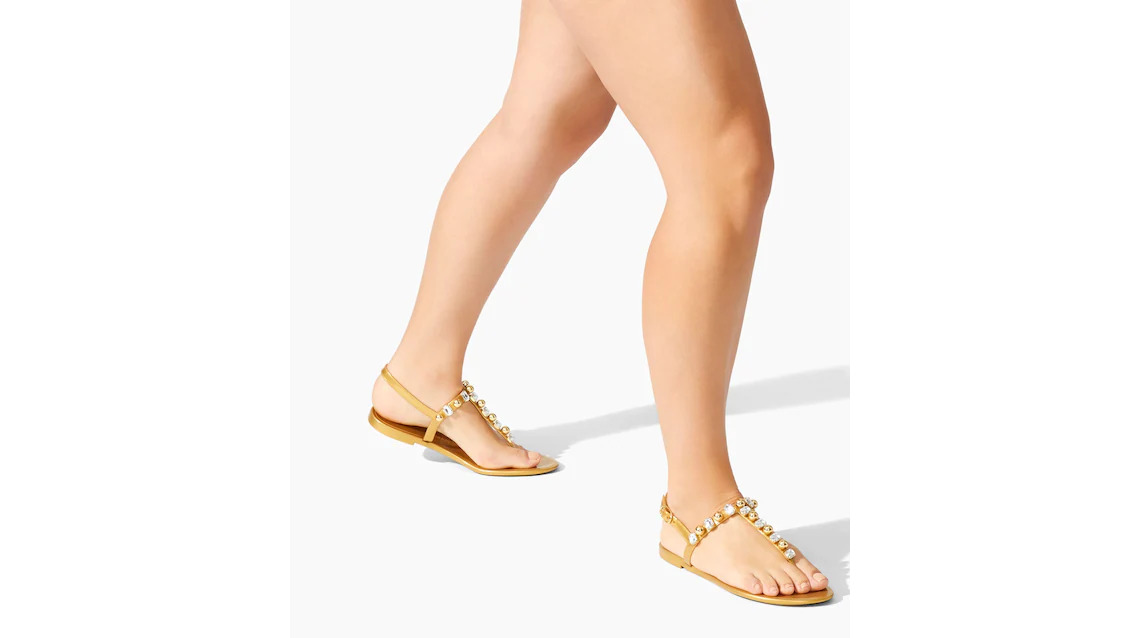 GOLDIE CRYSTAL JELLY SANDAL - 6