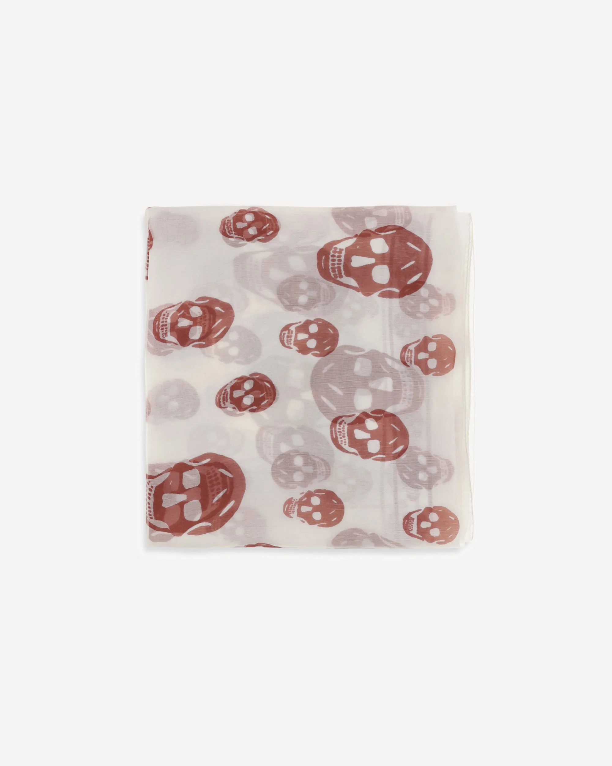 Silk Skull Scarf - 1