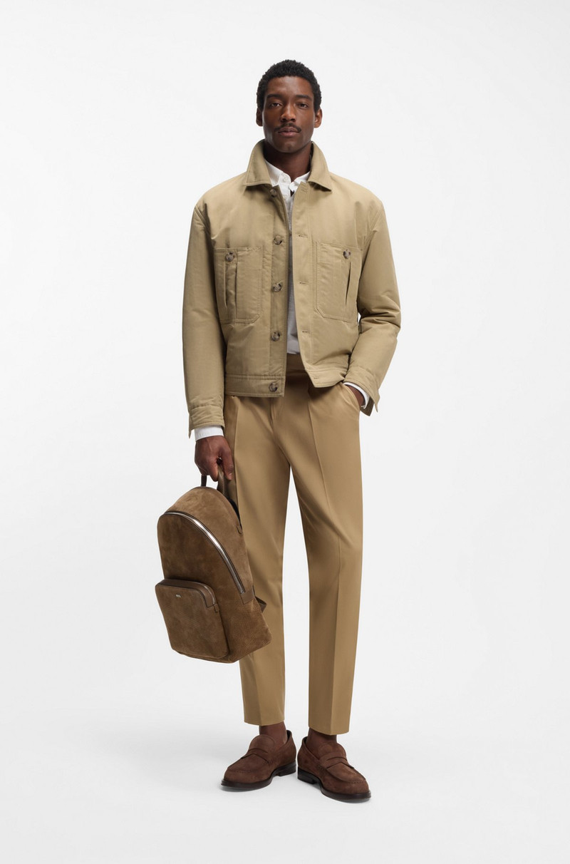 BOSS WATER-REPELLENT JACKET IN PEACHED FABRIC outlook