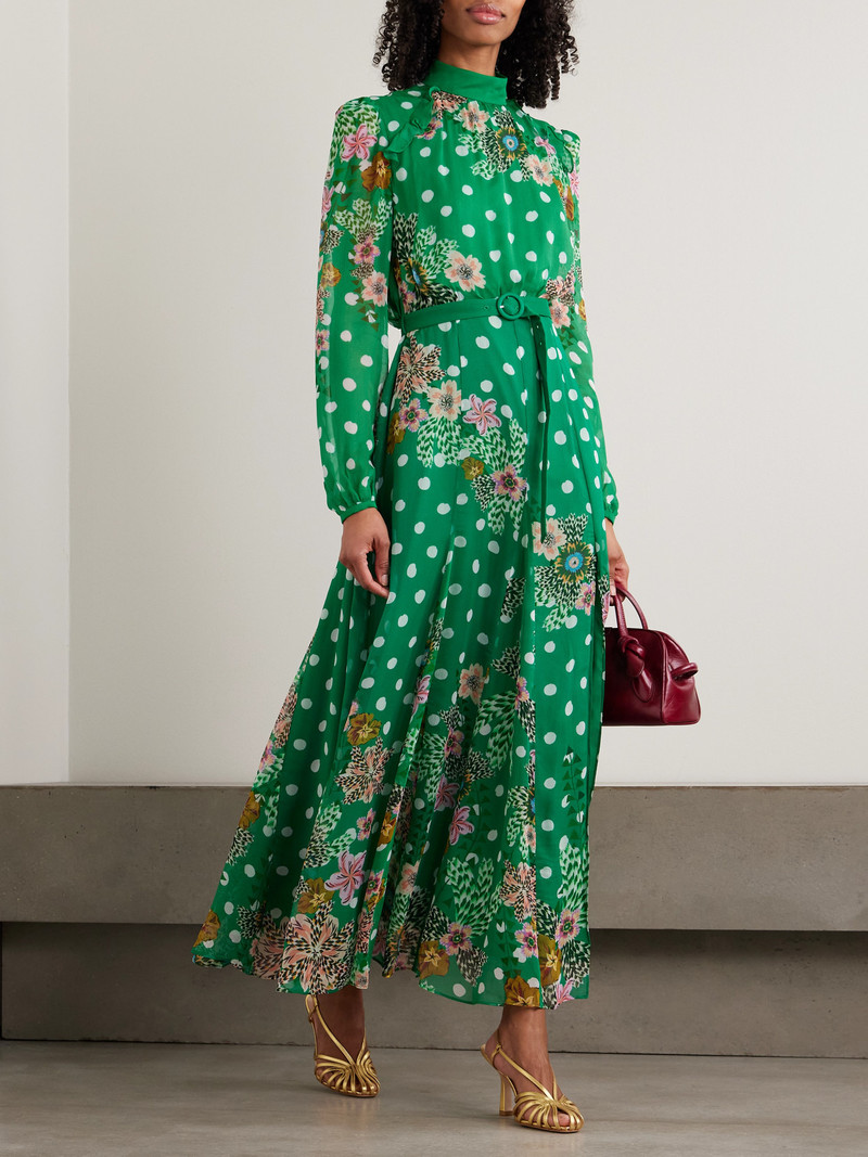SALONI Jacqui-b Floral-print Crepe De Chine Maxi Dress outlook