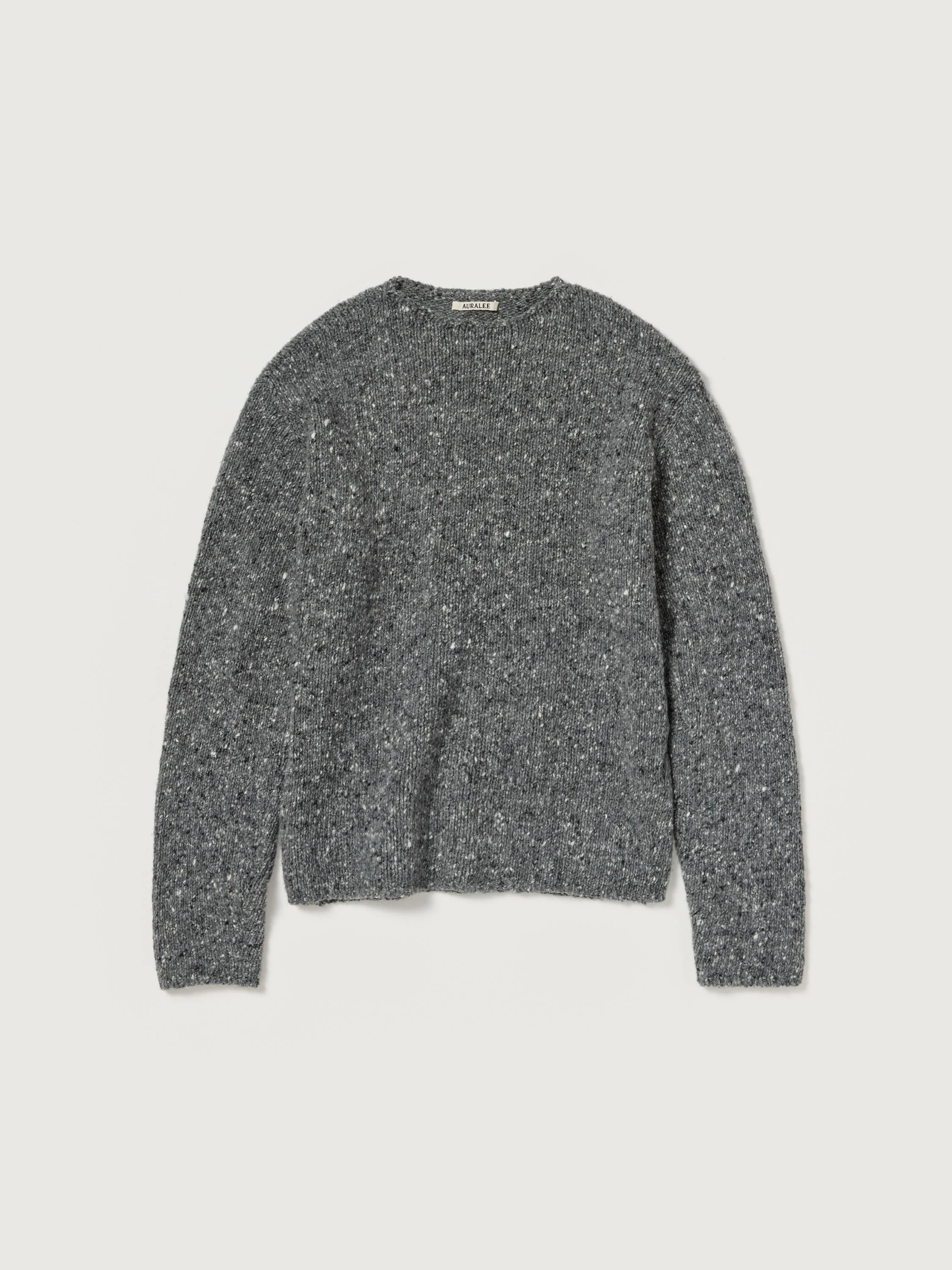 LOW-GAUGE HOMESPUN TWEED KNIT P/O - 1