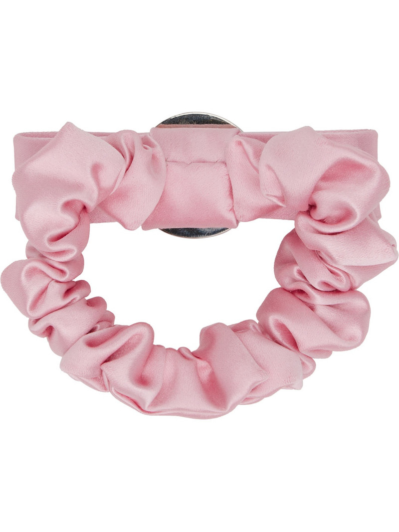 VERSACE Pink Gianni Ribbon Scrunchie outlook