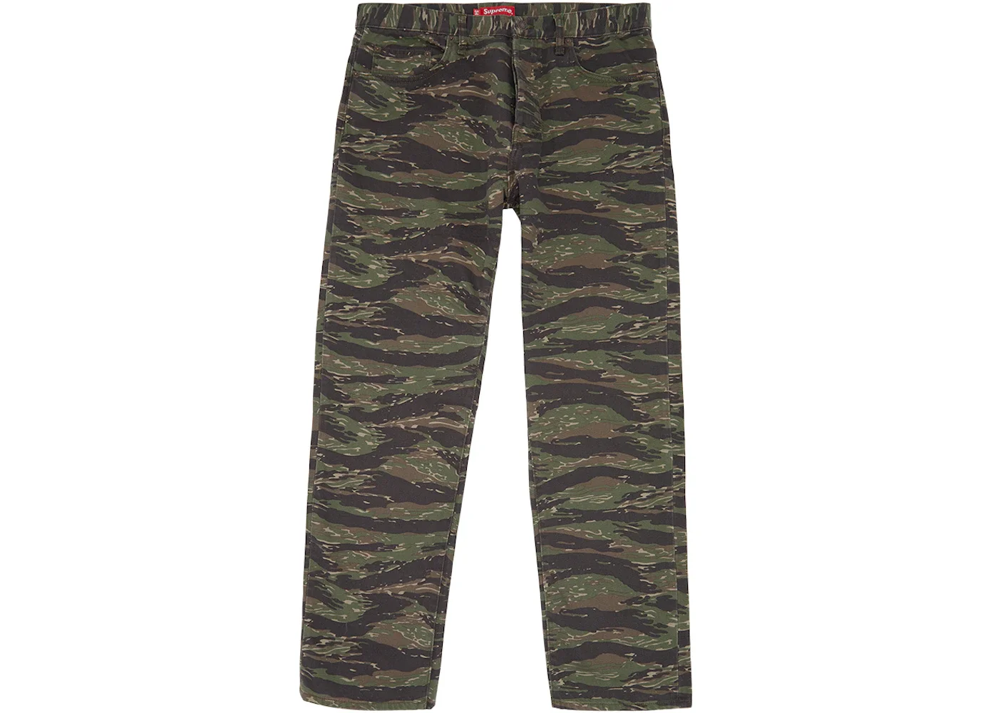 Supreme Regular Jean (SS21) Tigerstripe Camo - 1