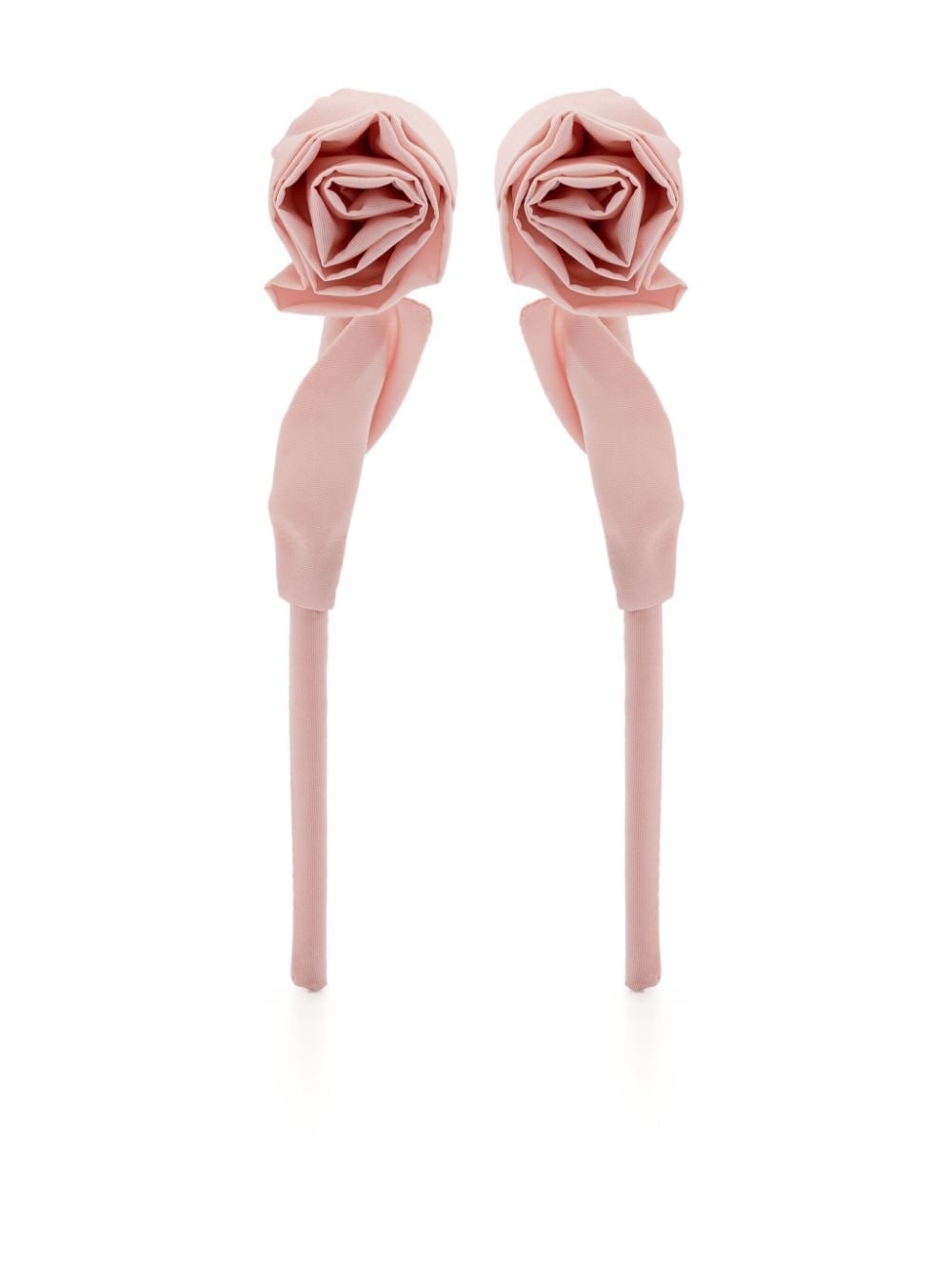 Rose drop earrings - 1
