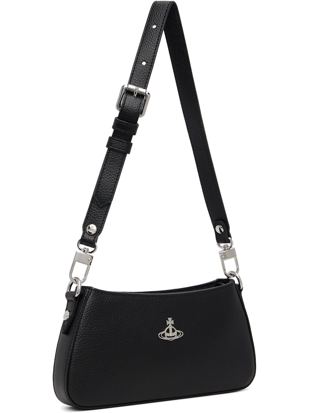 Black Tasha Shoulder Phone Bag - 2