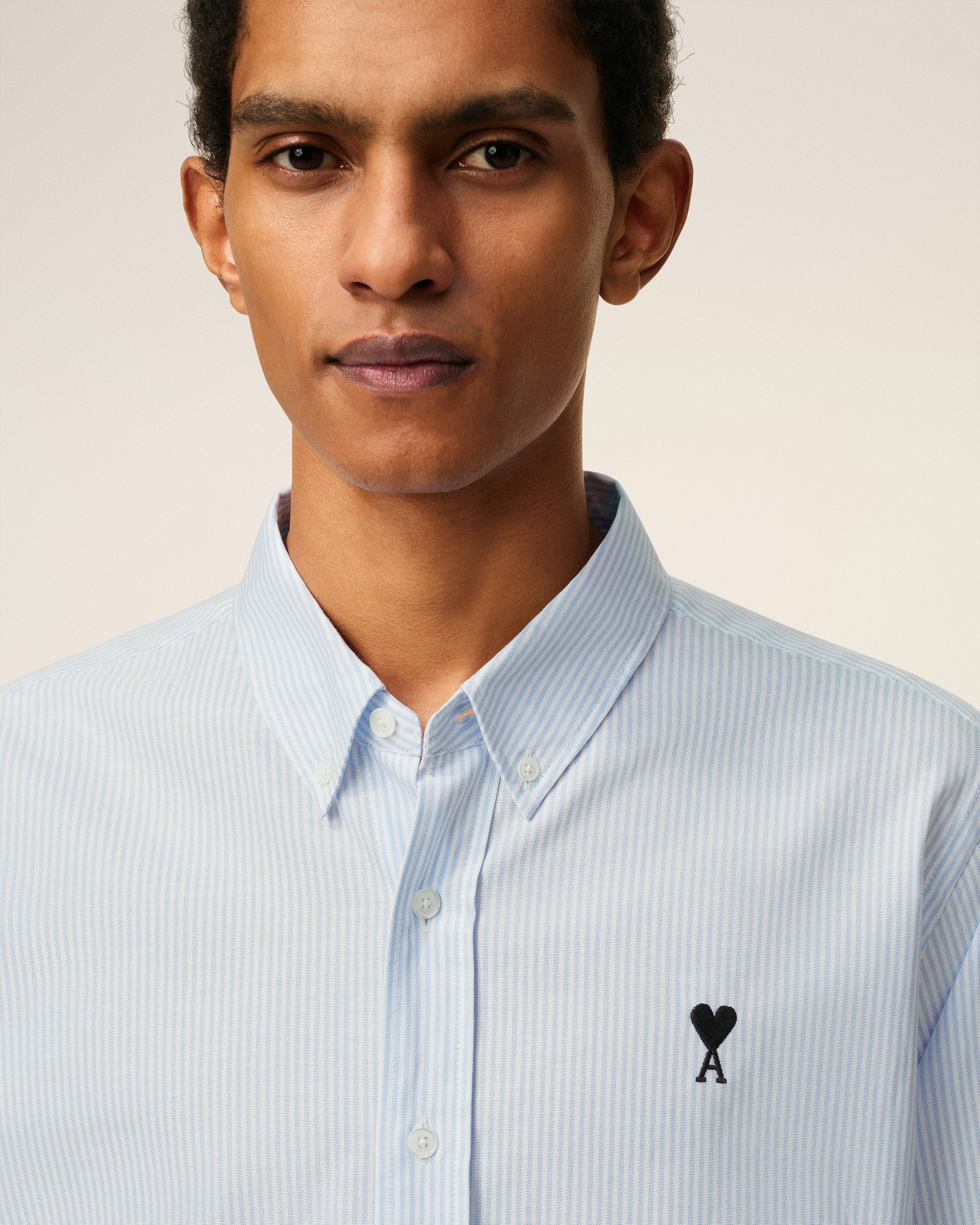 BLUE COTTON BUTTON DOWN AMI DE COEUR SHIRT - 4