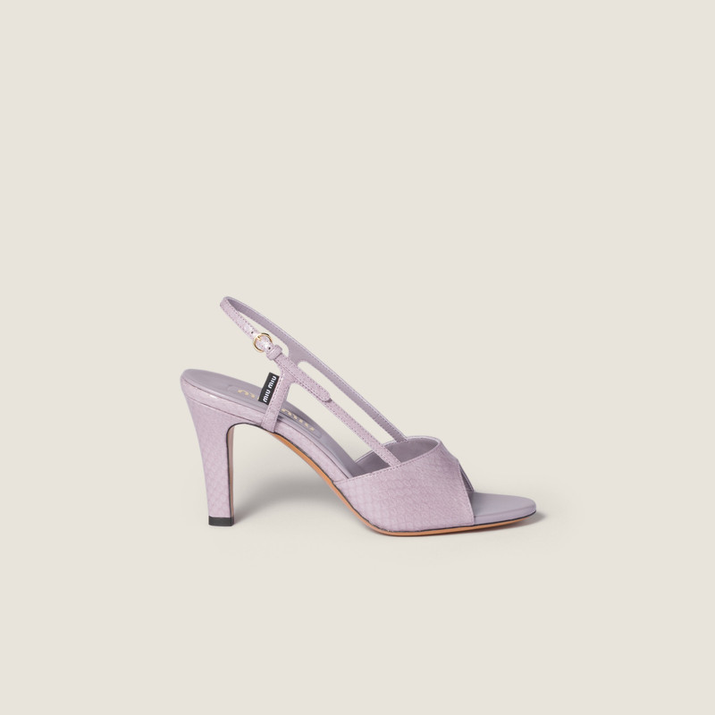 Miu Miu Ayers slingback sandals outlook