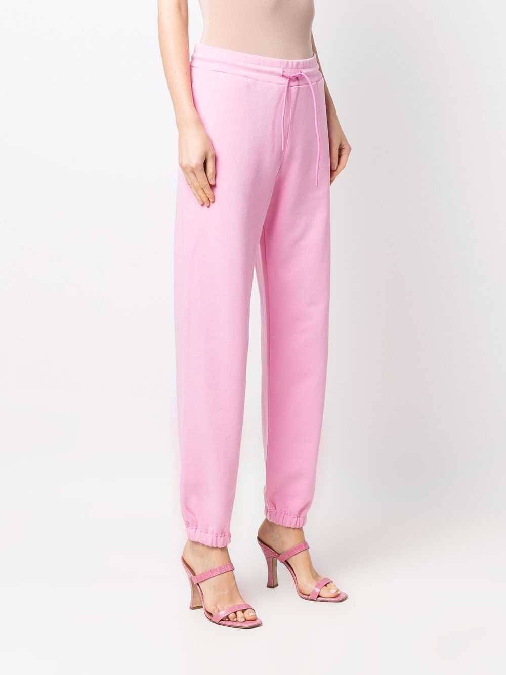 pink logo print joggers - 3