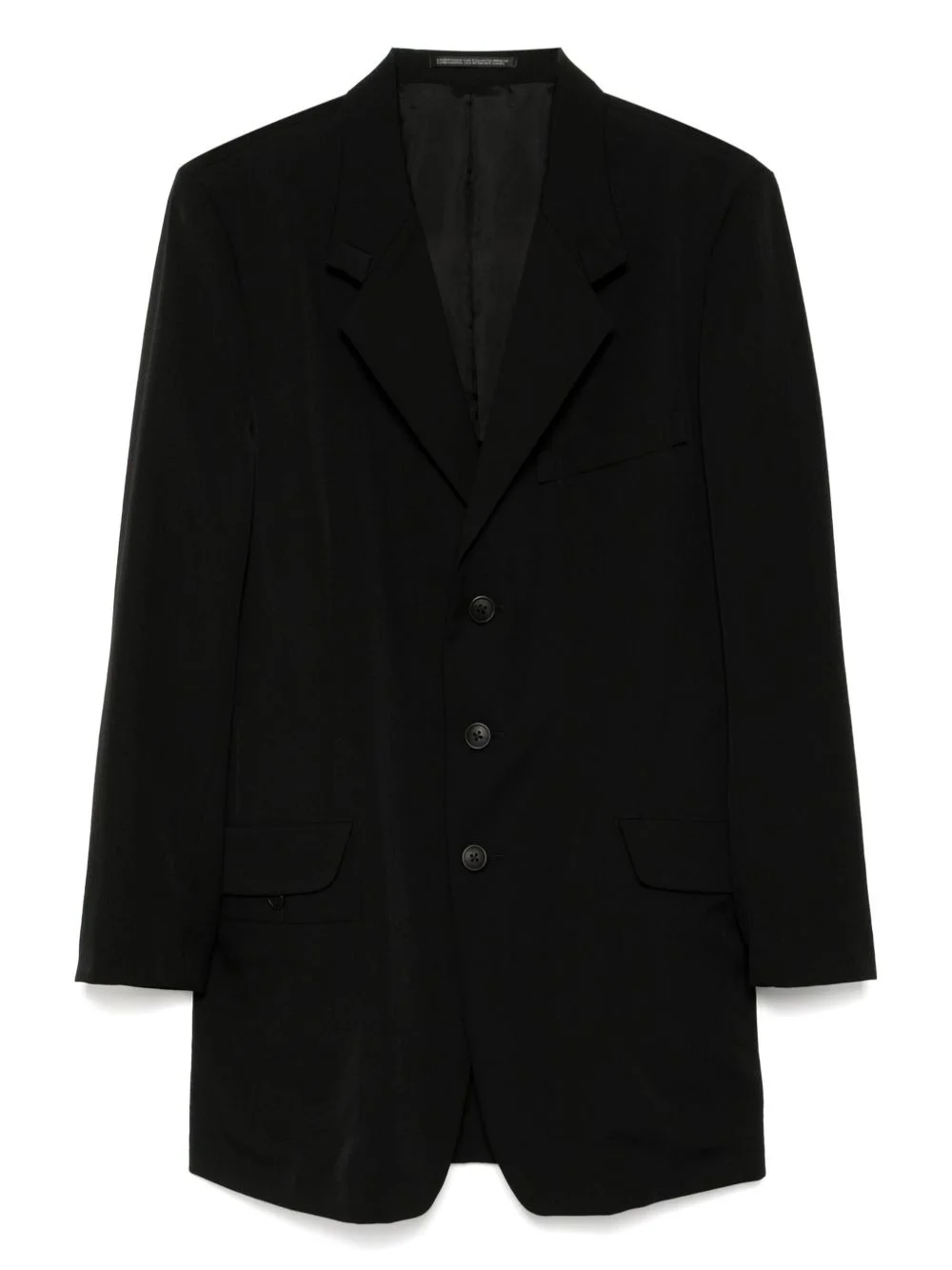 wool gabardine blazer - 1
