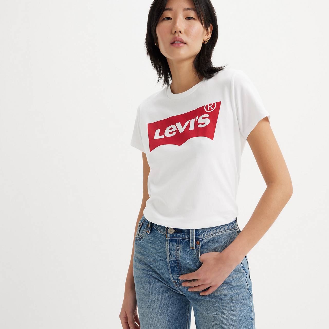 LEVI'S® LOGO PERFECT TEE SHIRT - 3