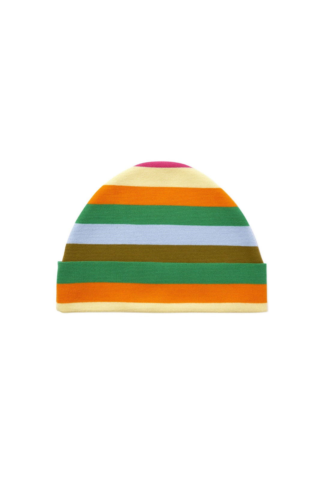 KNIT HAT / multicolor stripes - 1