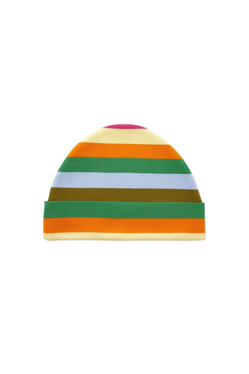 KNIT HAT / multicolor stripes 1