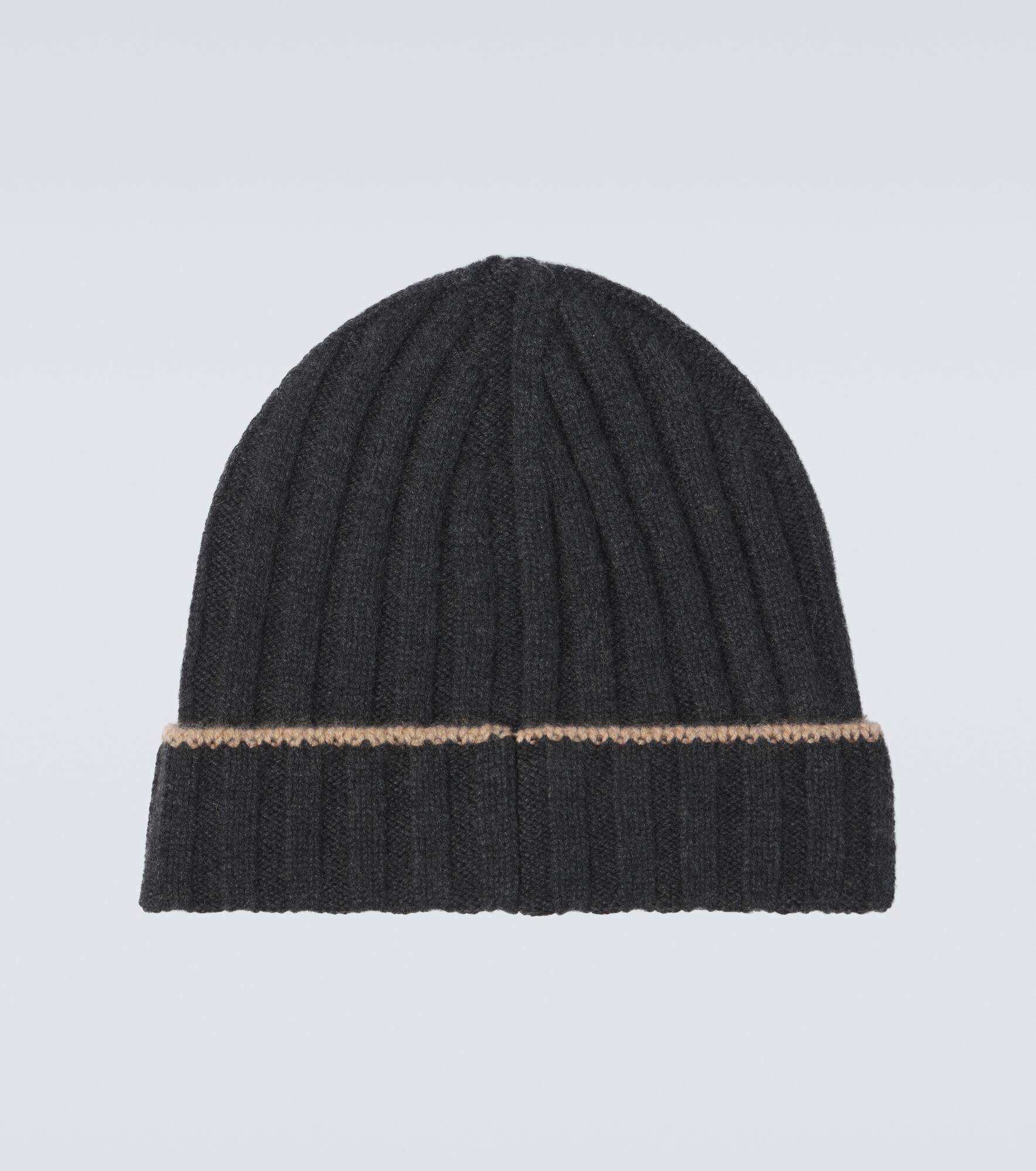 Ribbed-knit cashmere beanie - 4