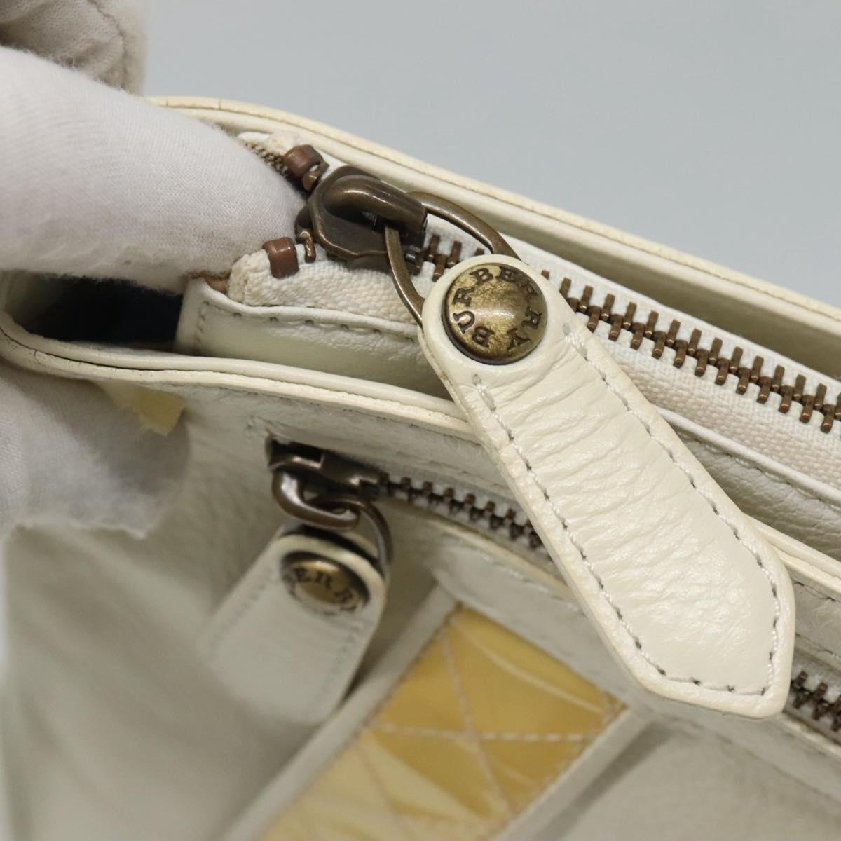 Burberry Shoulder Bag Leather White - 15