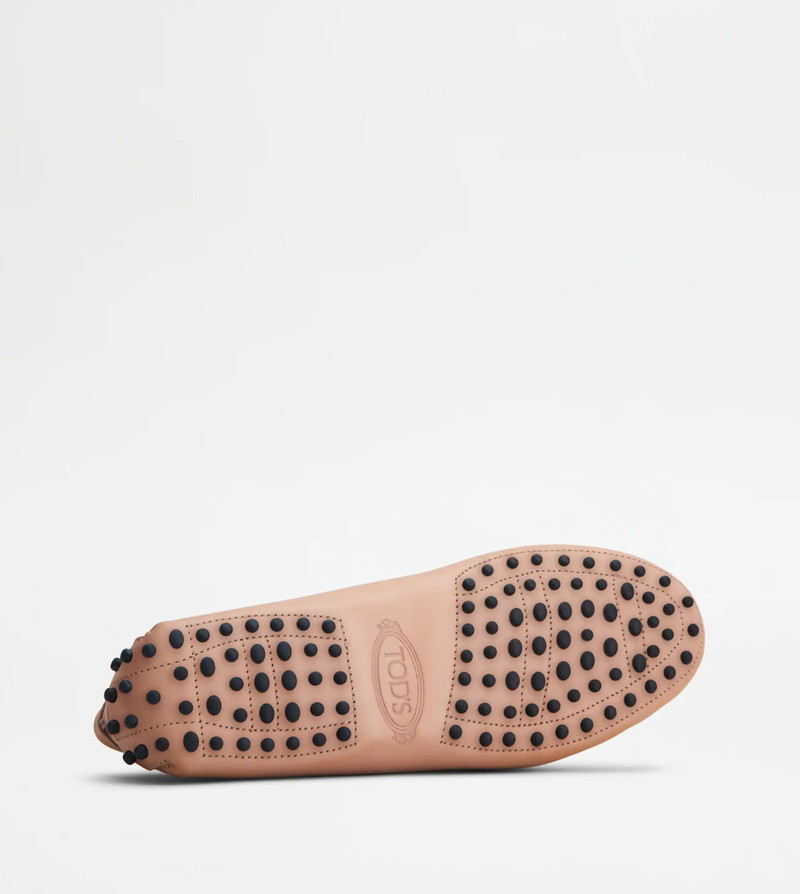 KATE GOMMINO DRIVING SHOES IN LEATHER - PINK 6