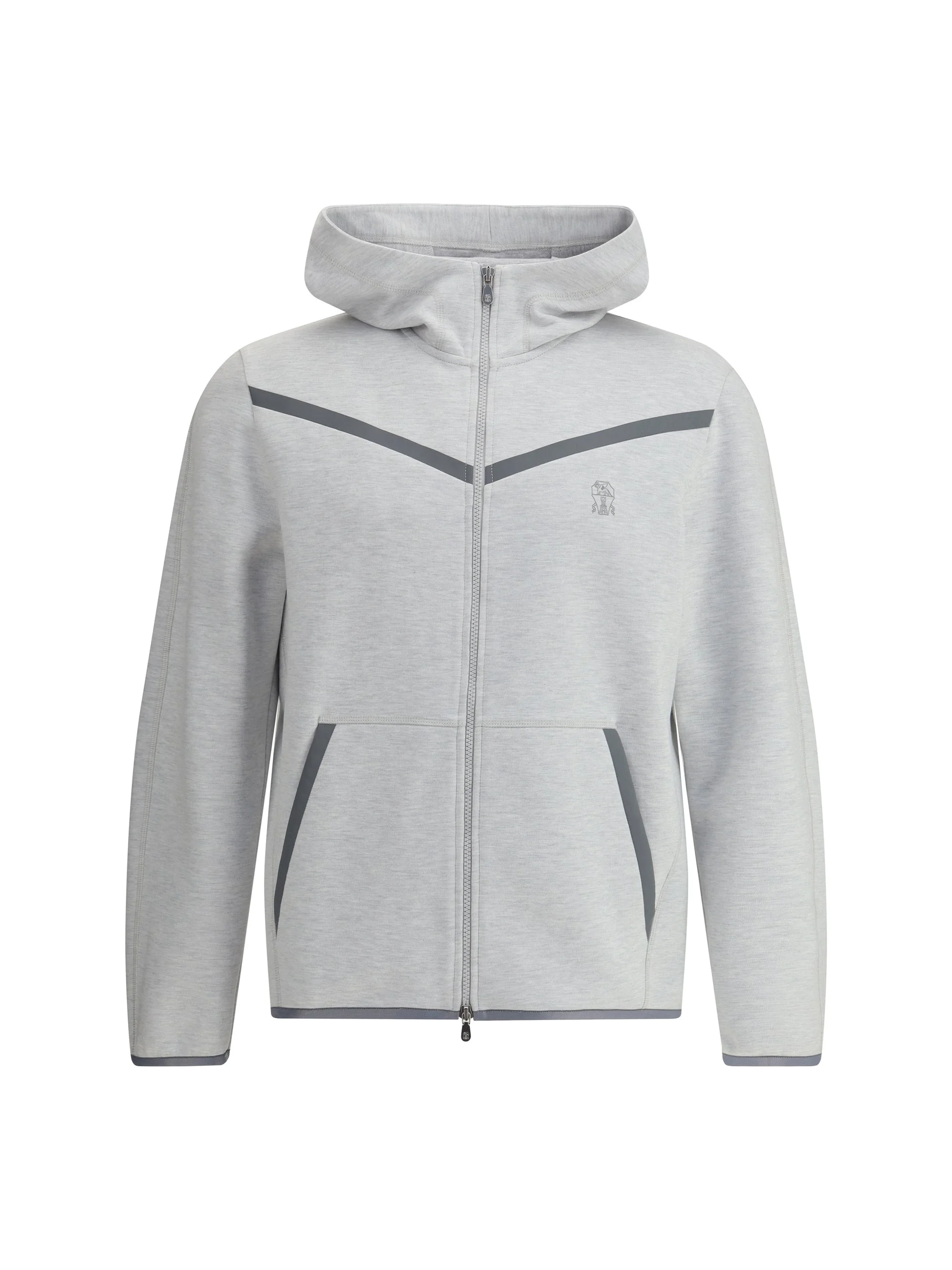 Brunello Cucinelli Men Logoed Hoodie - 1