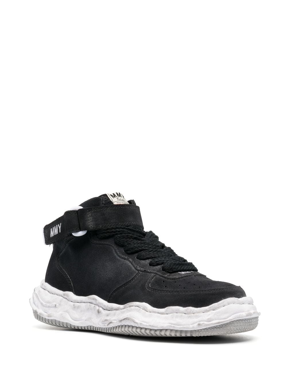 Wayne brushed-effect chunky sneakers - 3