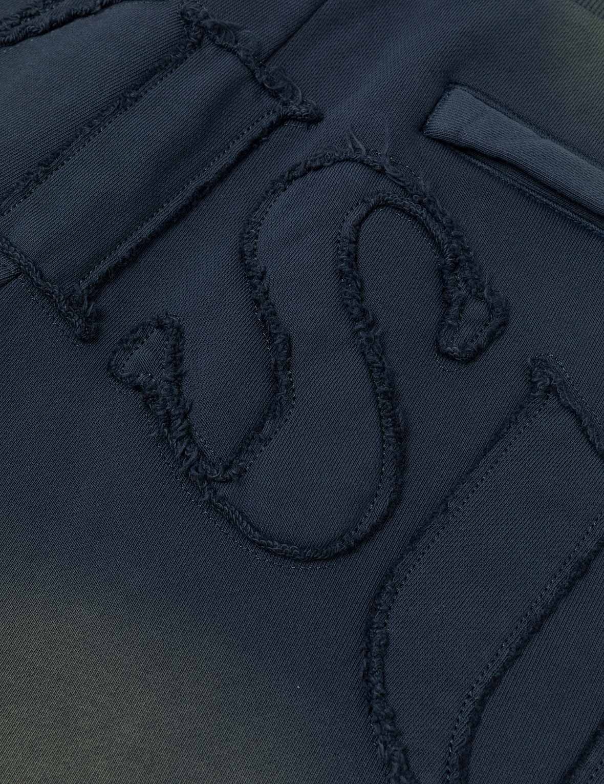 Logo Appliqué Embroidery Heavy Washed Fashion Fit Sweatshorts - 6
