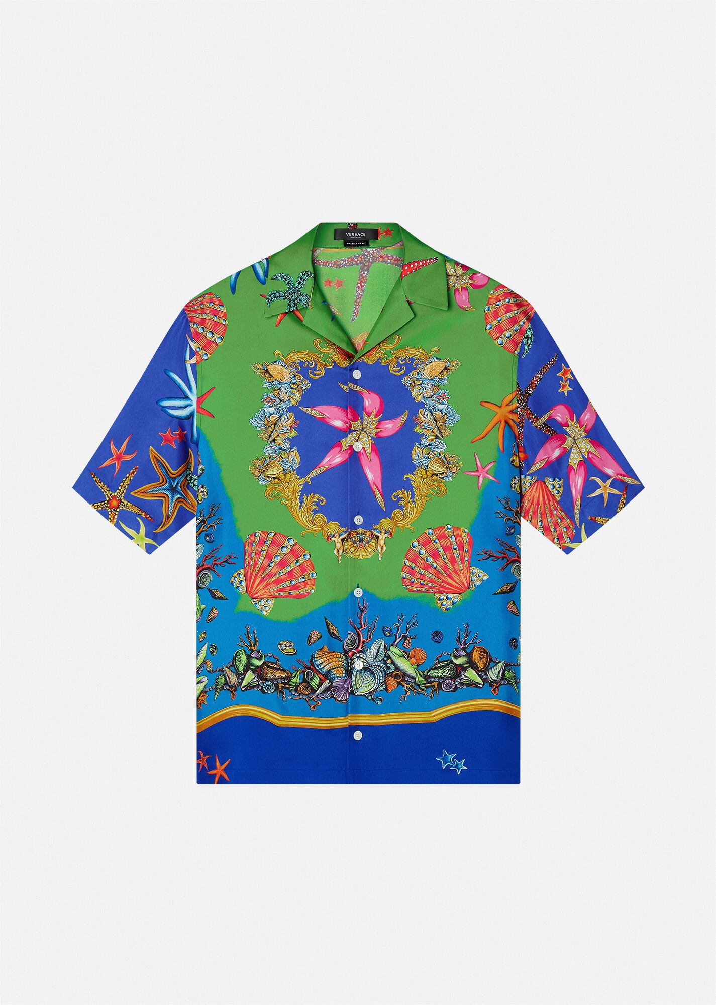 Trésor de la Mer Print Silk Shirt - 1