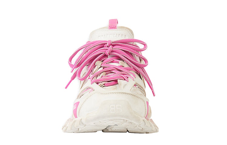 (WMNS) Balenciaga Track Sneaker 'White Fluo Pink' 542436W1GC39055 - 4