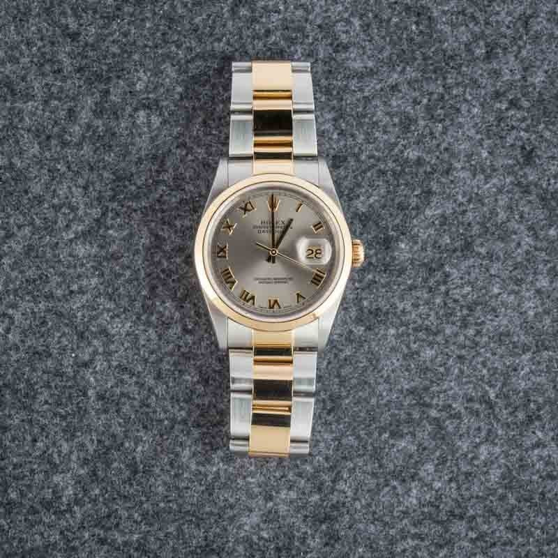 Pre-owned Rolex Datejust 16203 Slate Roman Dial - 5