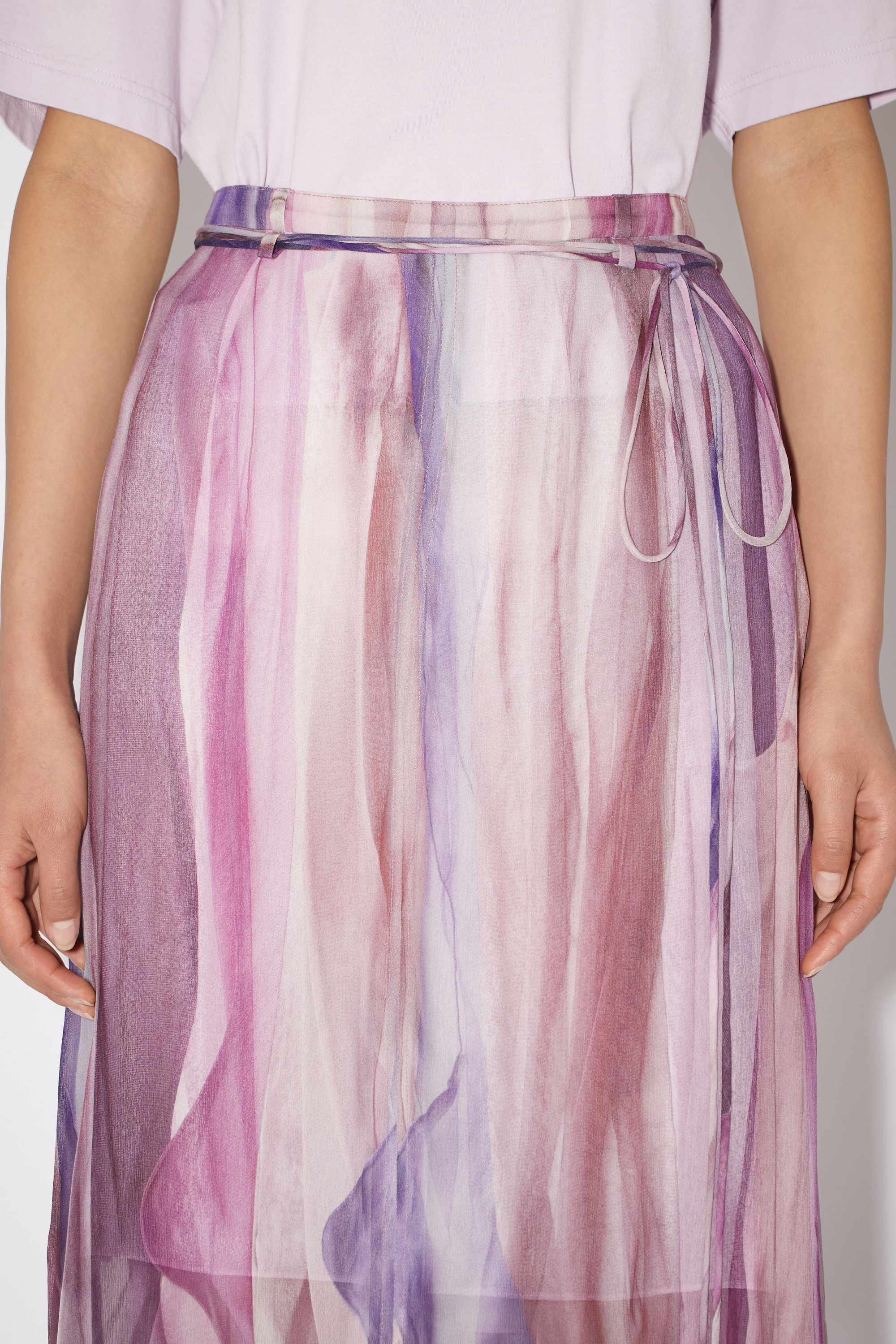 Printed skirt - Lilac/purple - 5