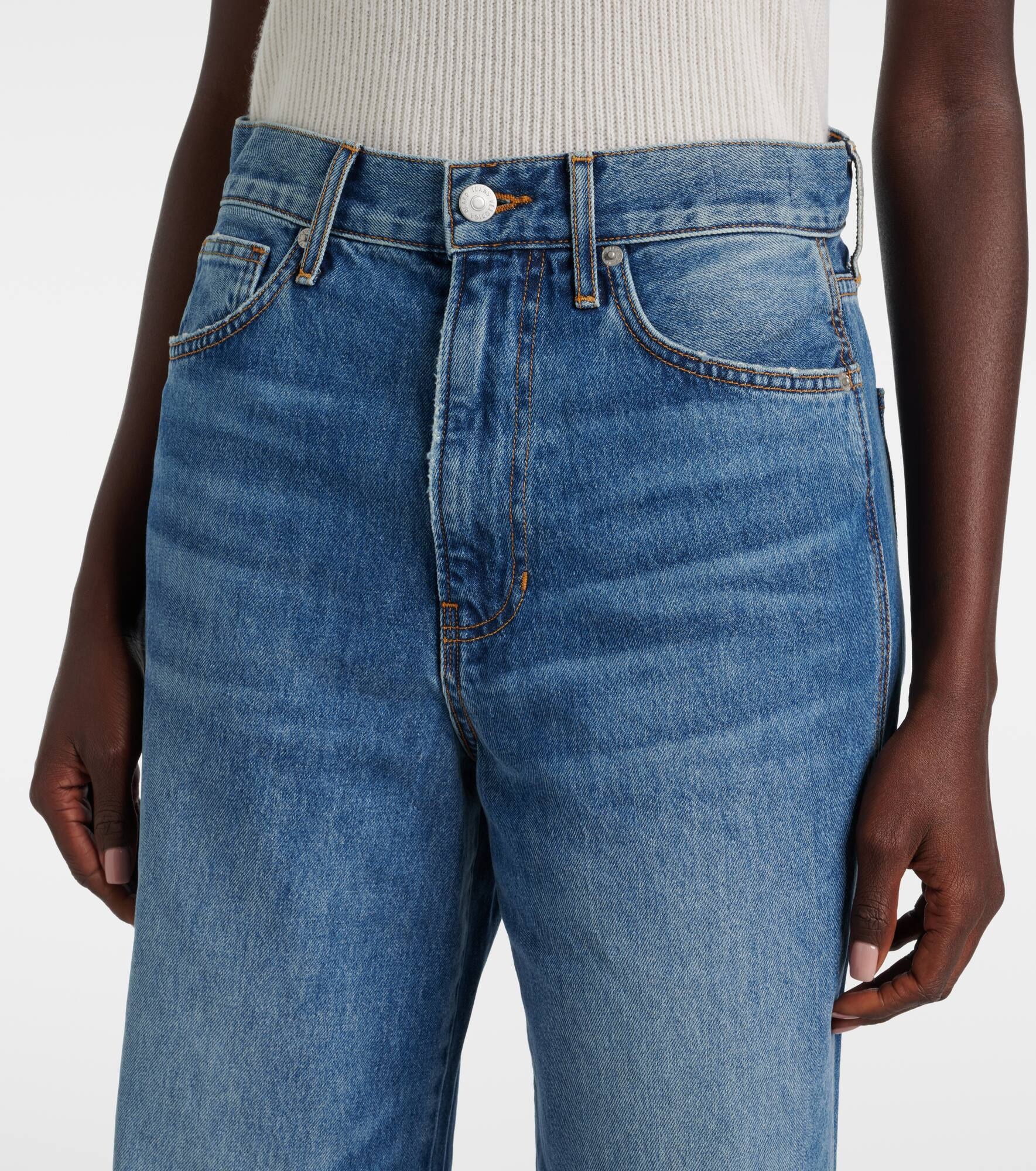 Taylor high-rise wide-leg jeans - 4