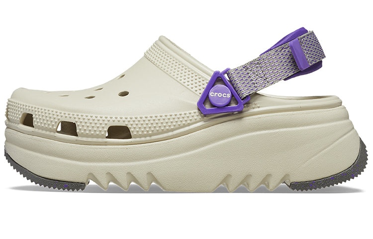 (WMNS) Crocs Classic Hiker Xscape Croslite Clogs 'Beige Purple' 208365-2CF - 2