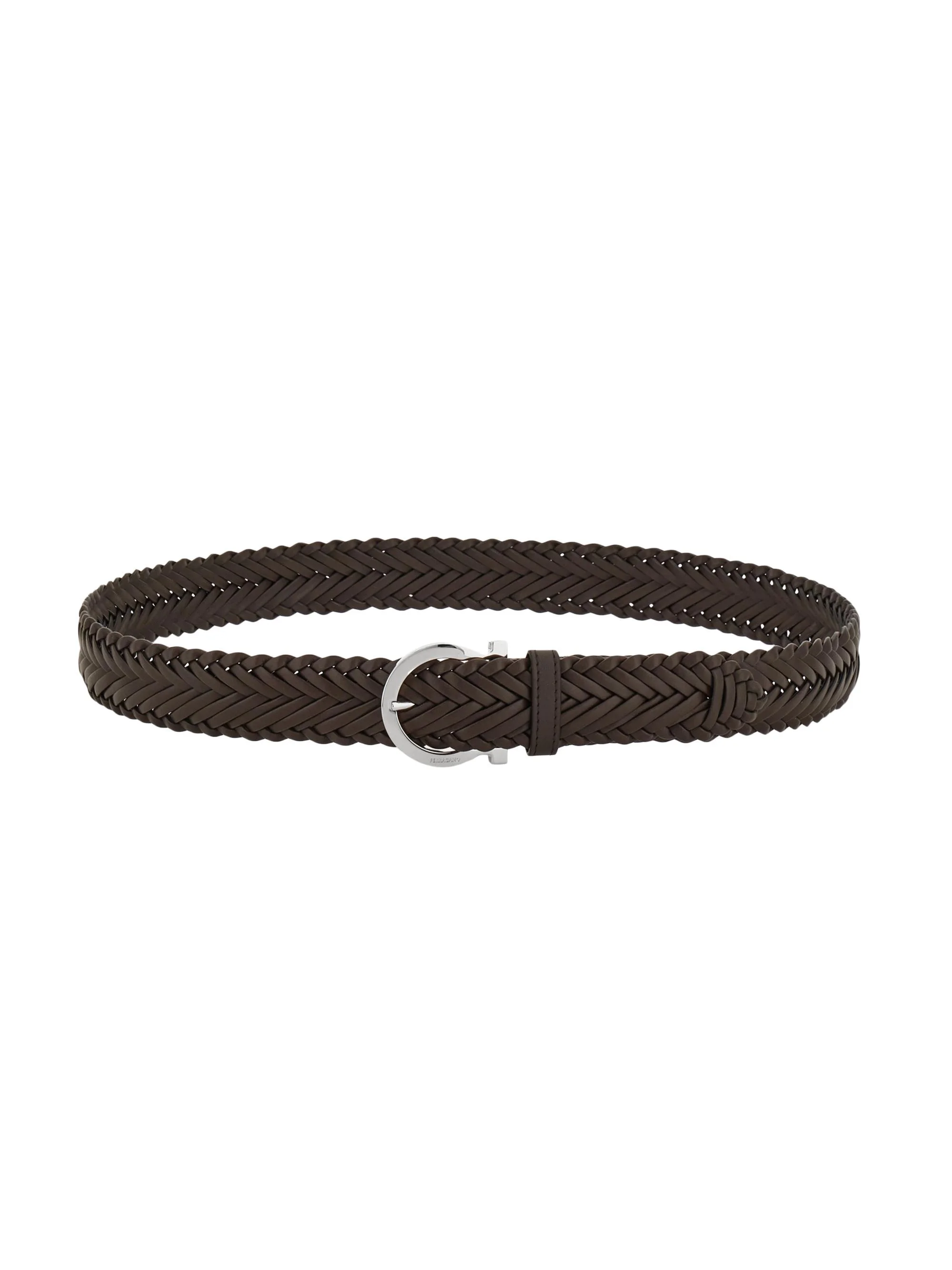 Men's Testa Di Moro Woven Leather Belt - Moro - 1